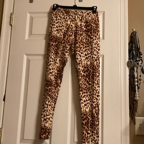 Fun leopard print leggings - Picture 1 of 2